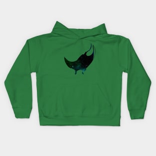 Space stingray Kids Hoodie